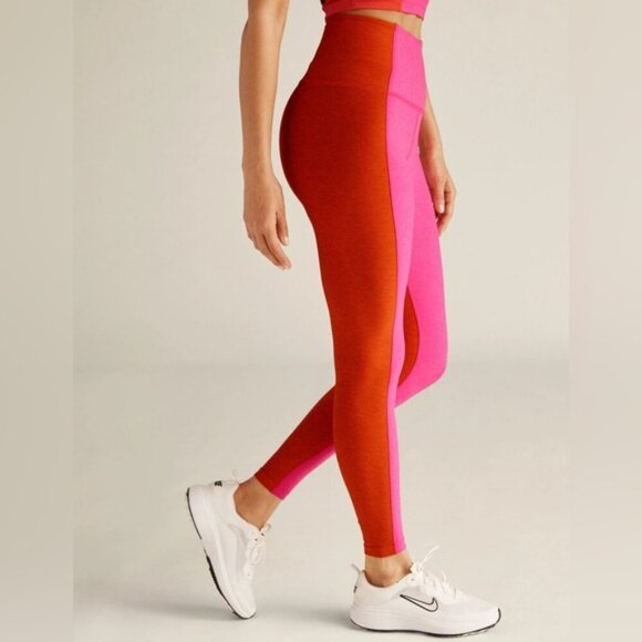 BEYOND YOGA Spacedye Vitality Colorblock High Waisted Midi Legging size S - Picture 6 of 15